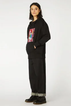 Grunge Printed Hoodie