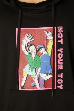 Grunge Printed Hoodie