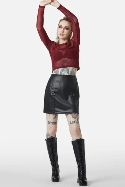 Guarded Pu Skirt