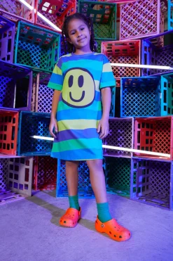 Happy Face Kids Stripe Ts Dre
