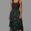 Haunted Bloom Floral Skirt