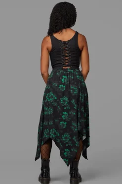 Haunted Bloom Floral Skirt