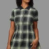 Haunted Bloom Tartan Skater Dress
