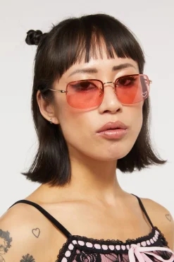 Heart Diamante Sunglasses