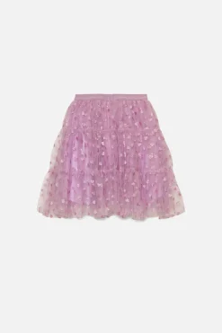 Heart Kids Mesh Skirt