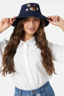 Hedgehog Embroidered Hat