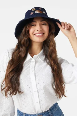 Hedgehog Embroidered Hat