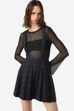 High Society Pleated Tartan Skirt