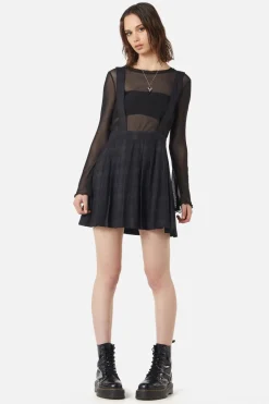 High Society Pleated Tartan Skirt