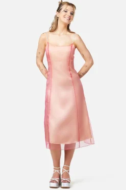 Holographic Sheer Dress