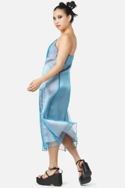 Holographic Sheer Dress