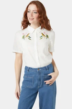 Honey Eater Emb Blouse