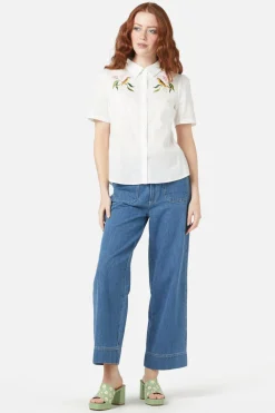 Honey Eater Emb Blouse