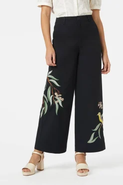 Honey Eater Embroidered Pant
