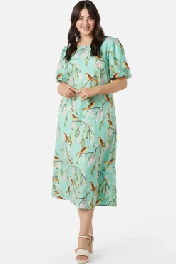 Honey Eater Midi Dress
