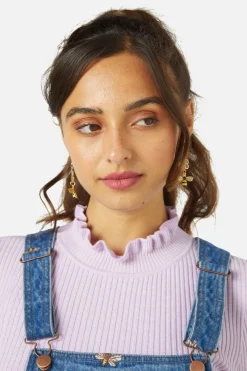 Honeycomb Bee Earrings