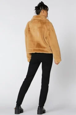 Hot Rod Girls Faux Fur Jacket