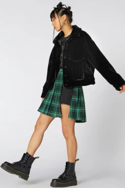 Hot Rod Girls Faux Fur Jacket