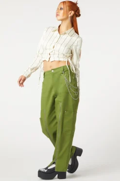 Impossible Things Lace Up Blouse