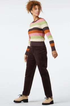 Indie Stripe Knit Sweater
