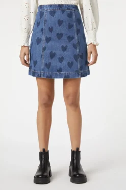Indigo Hearts Skirt