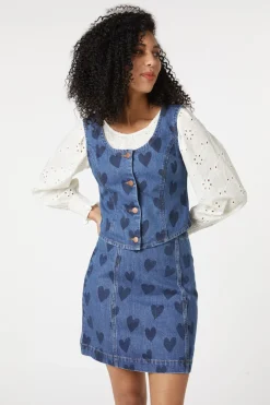 Indigo Hearts Vest