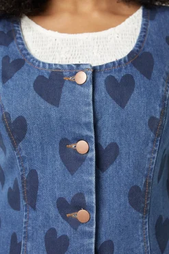 Indigo Hearts Vest