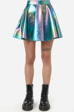 Infrared Pu Circle Skirt