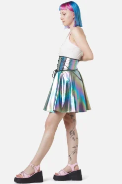 Infrared Zipper Underbust Pu Corset