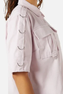 Jagger O-Ring Crop Blouse