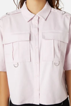 Jagger O-Ring Crop Blouse