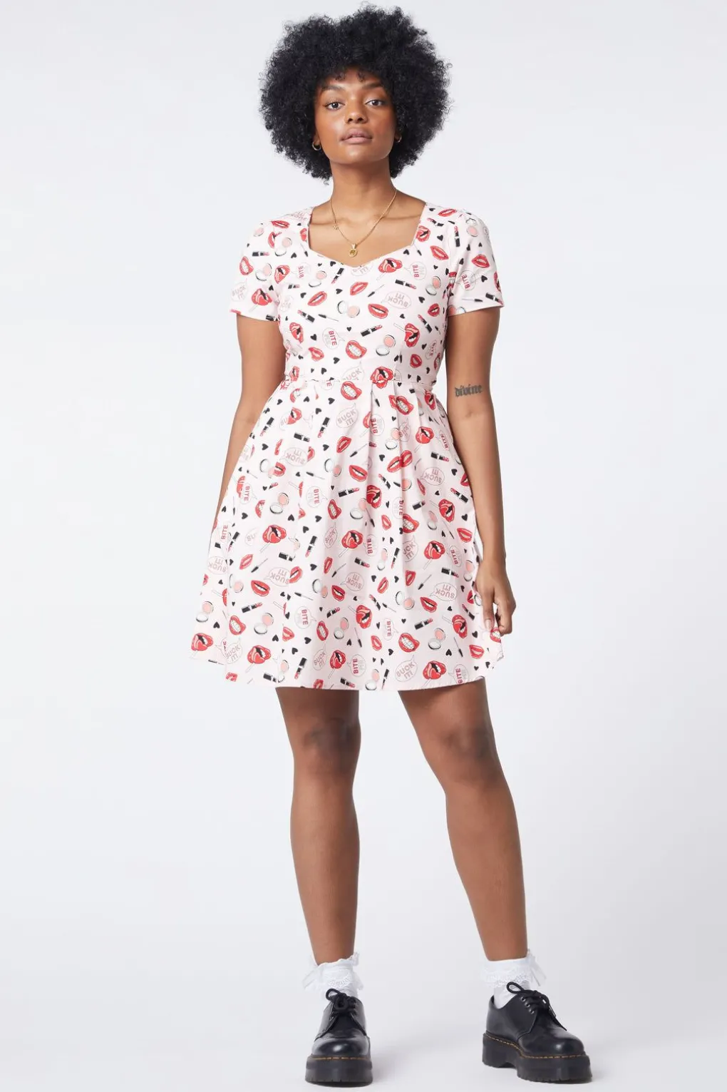 Kiss And Makeup Dress