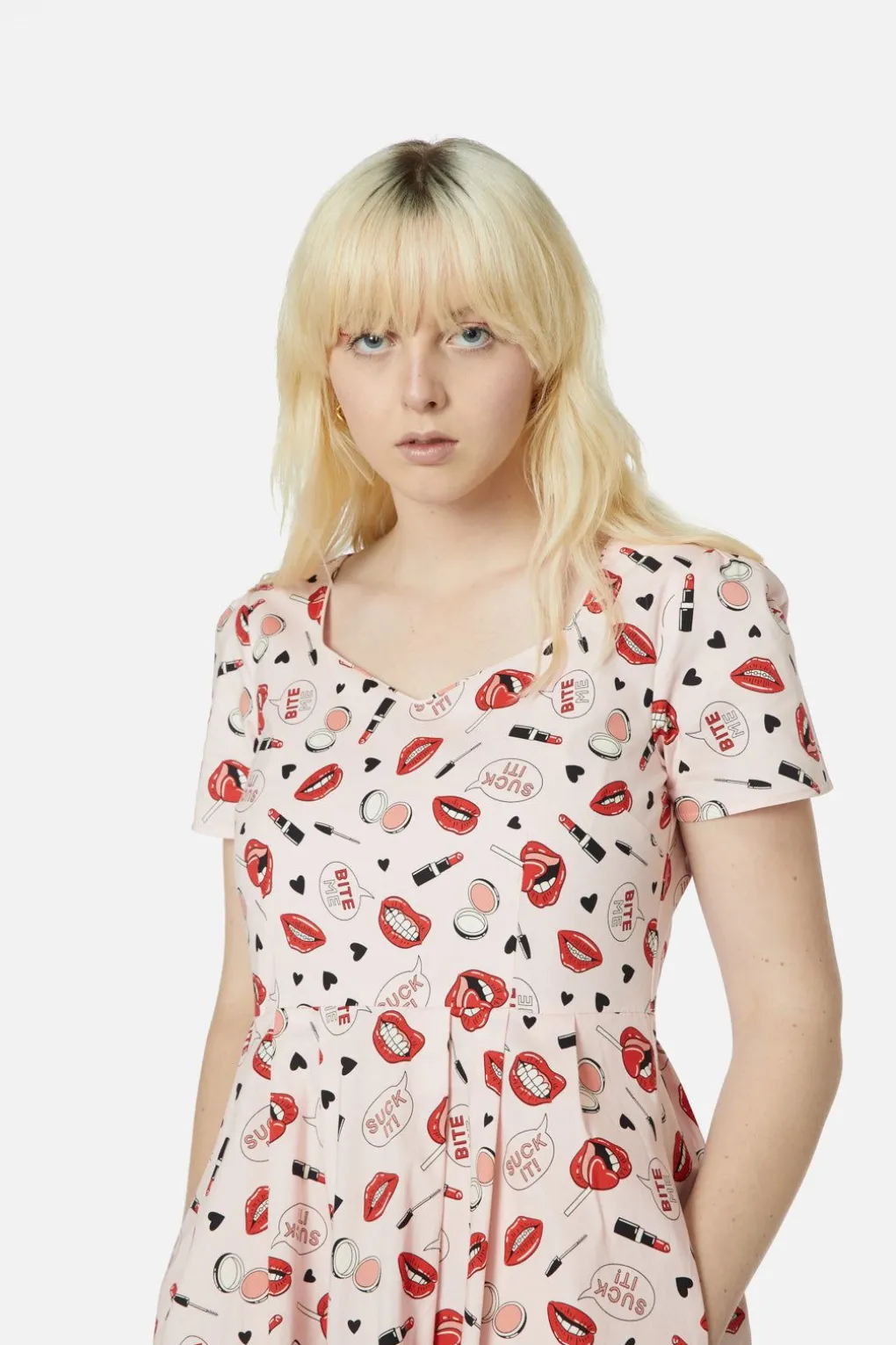 Kiss And Makeup Dress