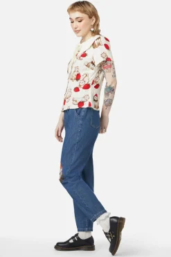 Kitty Kisses Collar Blouse