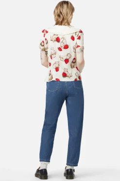 Kitty Kisses Collar Blouse