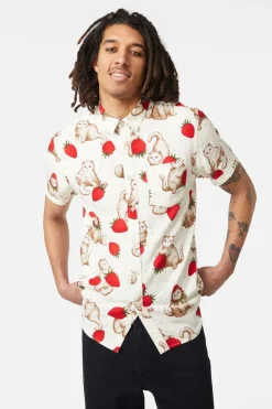 Kitty Kisses Short Sleeve Shirt