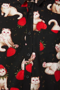 Kitty Kisses Short Sleeve Shirt