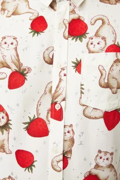 Kitty Kisses Short Sleeve Shirt