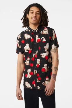 Kitty Kisses Short Sleeve Shirt