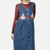 Kitty U0026 Strawbs Denim Pinafore
