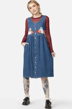 Kitty U0026 Strawbs Denim Pinafore