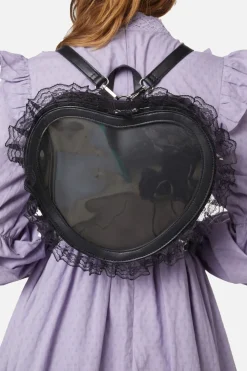 Lace Heart 2 Way Bag