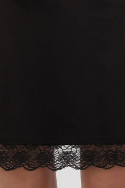 Lace Trim Goth Skirt