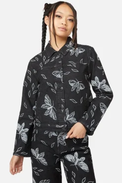 Larvae Flocked Jacket