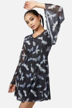 Larvae Mesh Dress