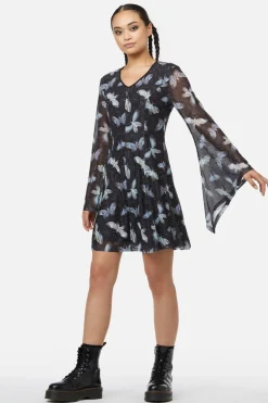 Larvae Mesh Dress
