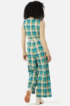 Laura Check Jumpsuit