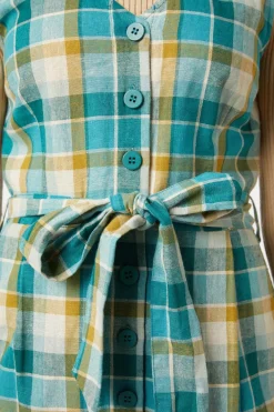 Laura Check Jumpsuit