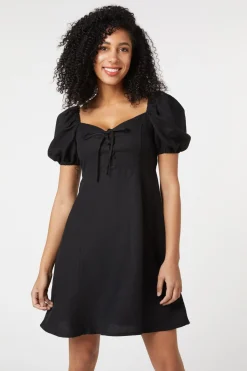 Leah Lace Up Dress