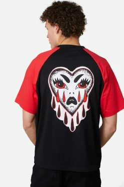 Leave Me Alone Contrast Raglan Tee